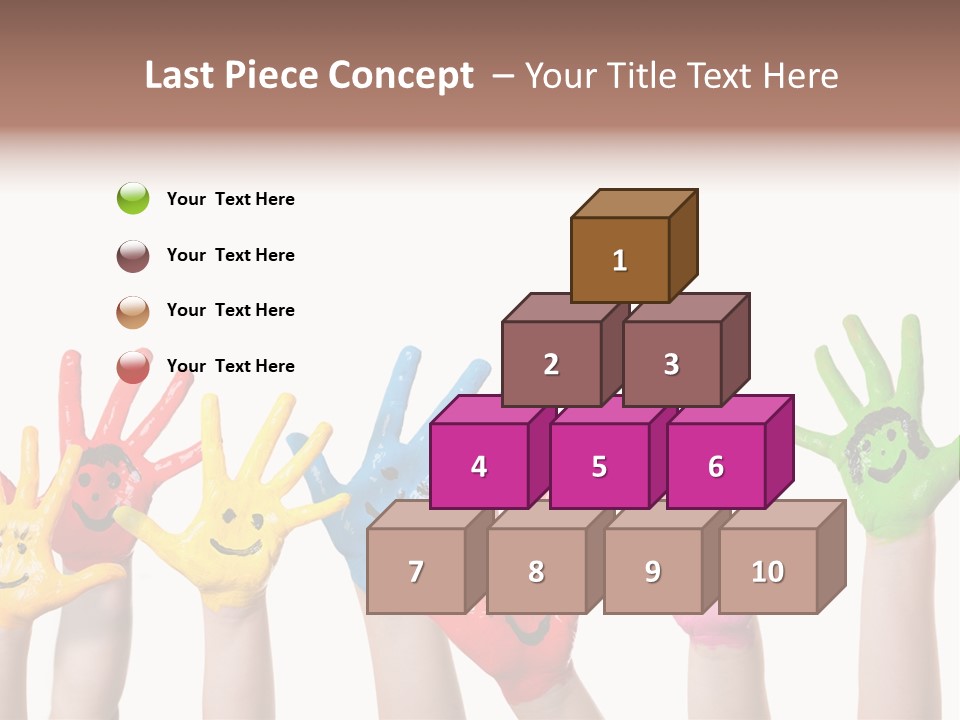 Kind Freisteller Kleinkind PowerPoint Template