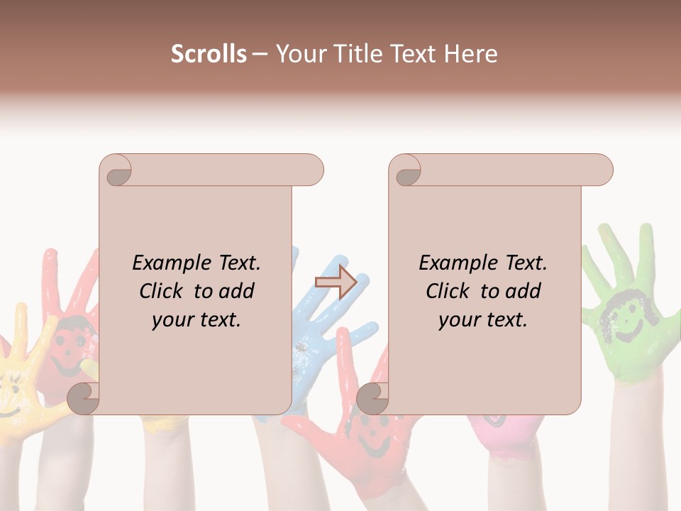 Kind Freisteller Kleinkind PowerPoint Template