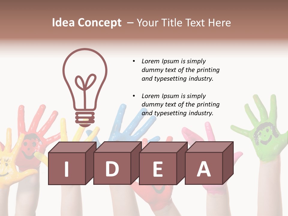 Kind Freisteller Kleinkind PowerPoint Template