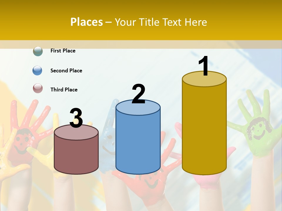 Rot Spiel Kind PowerPoint Template