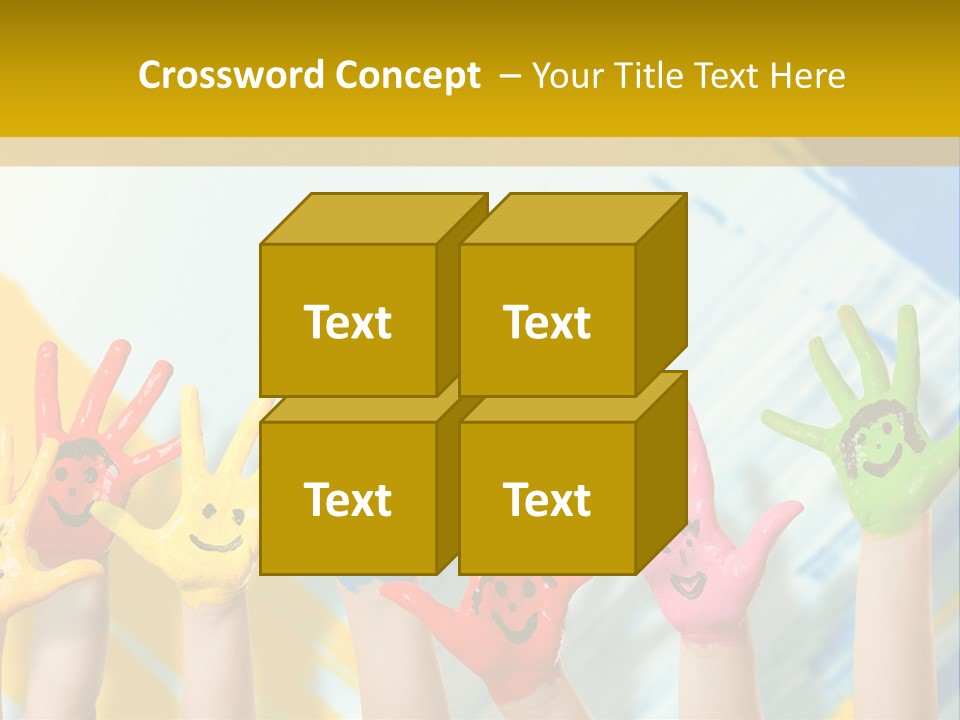 Rot Spiel Kind PowerPoint Template