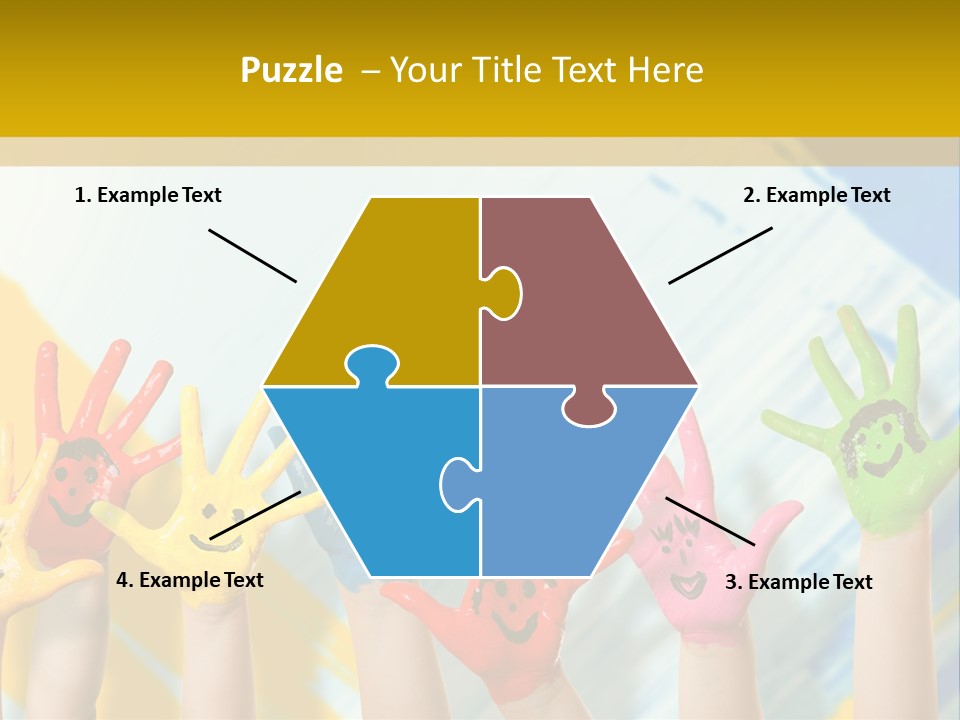 Rot Spiel Kind PowerPoint Template