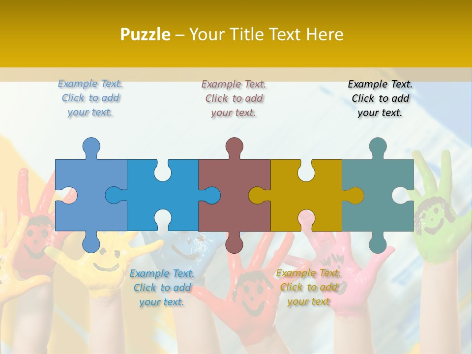 Rot Spiel Kind PowerPoint Template