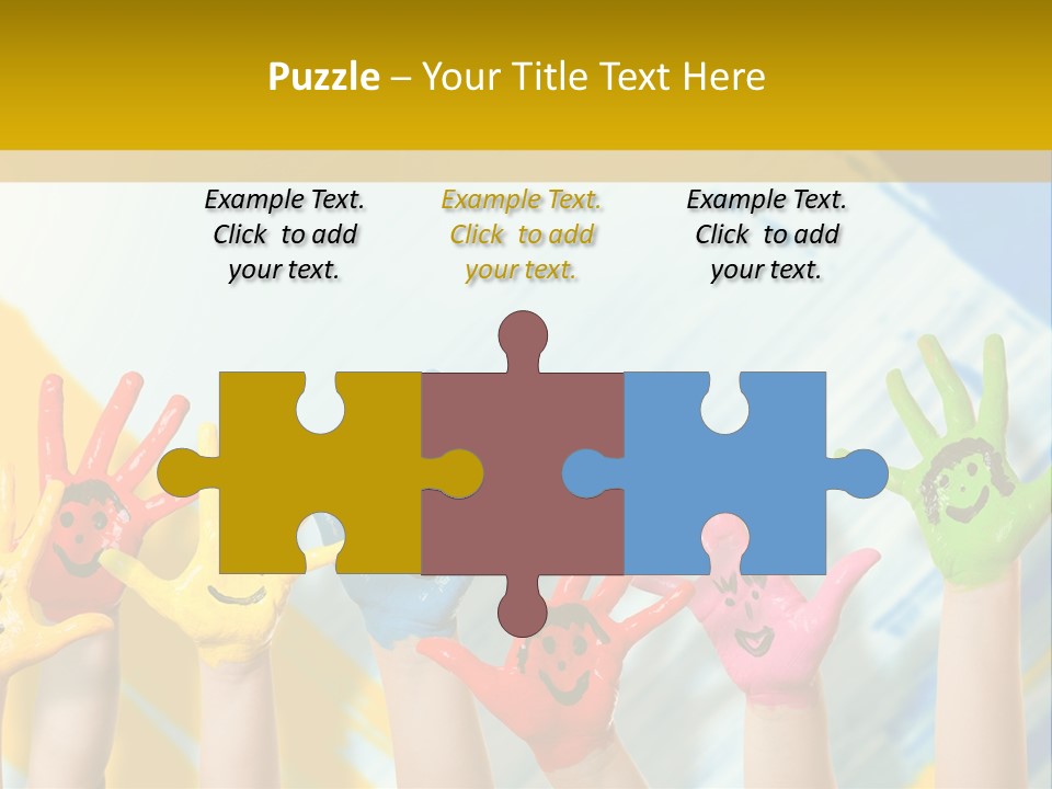 Rot Spiel Kind PowerPoint Template