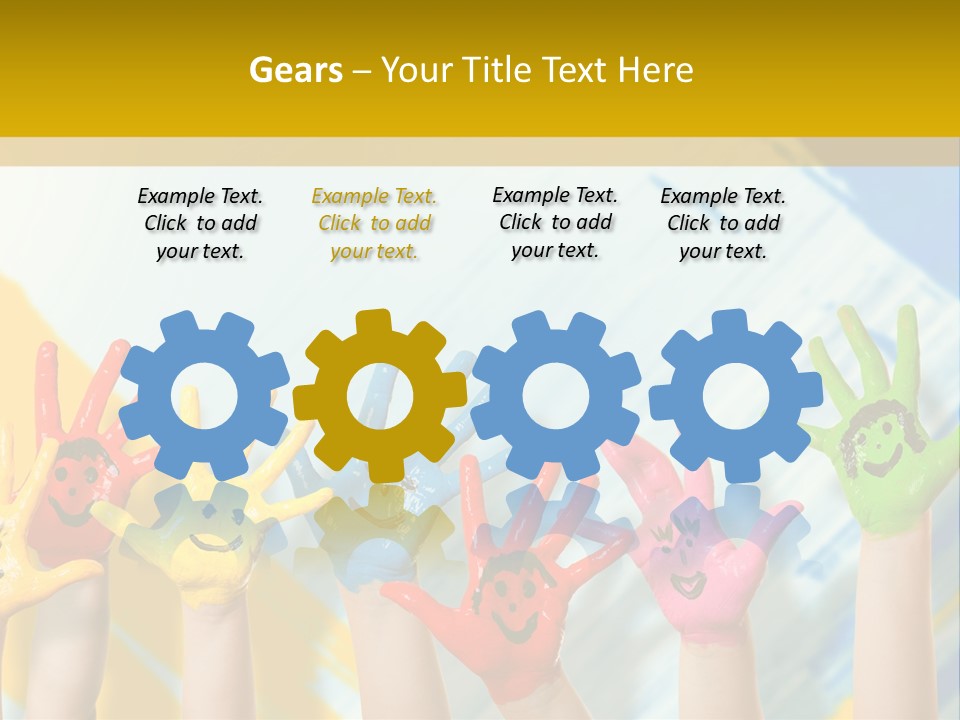 Rot Spiel Kind PowerPoint Template