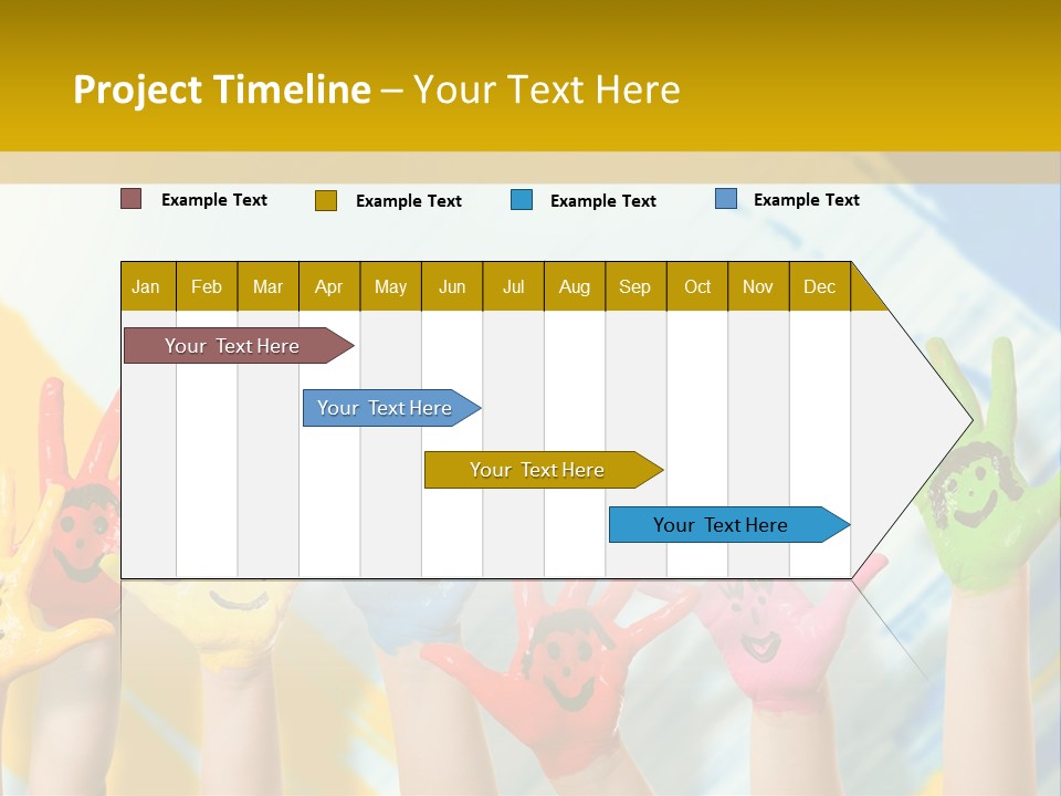 Rot Spiel Kind PowerPoint Template