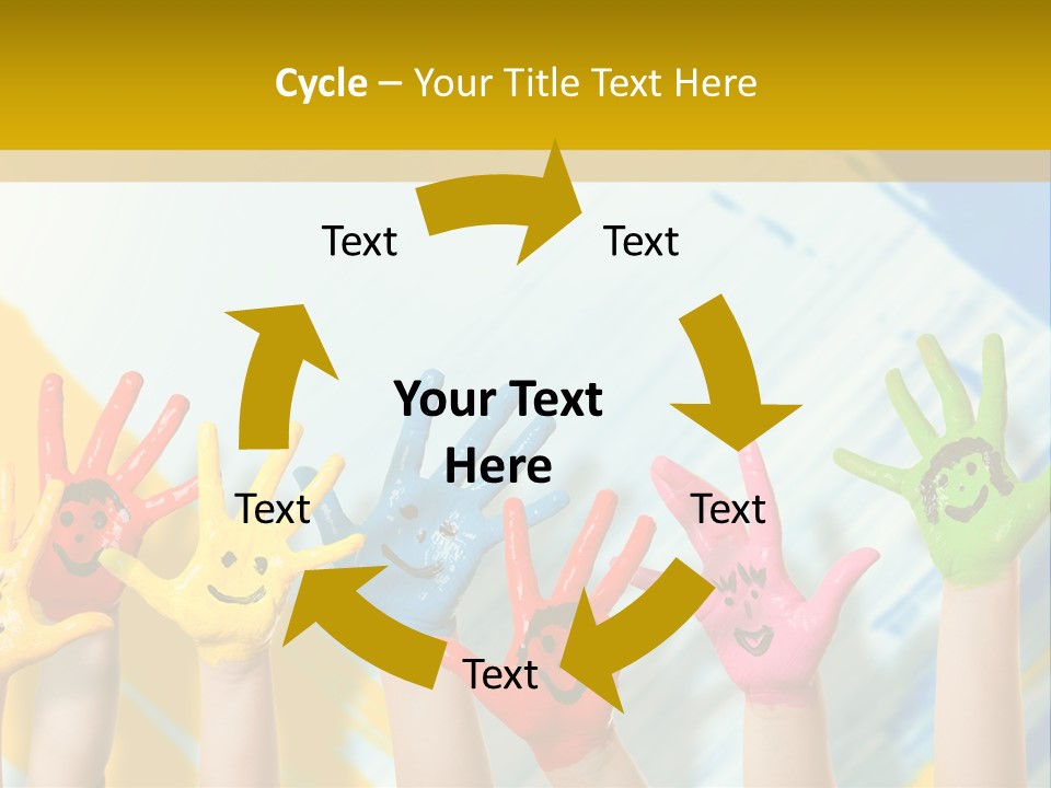 Rot Spiel Kind PowerPoint Template