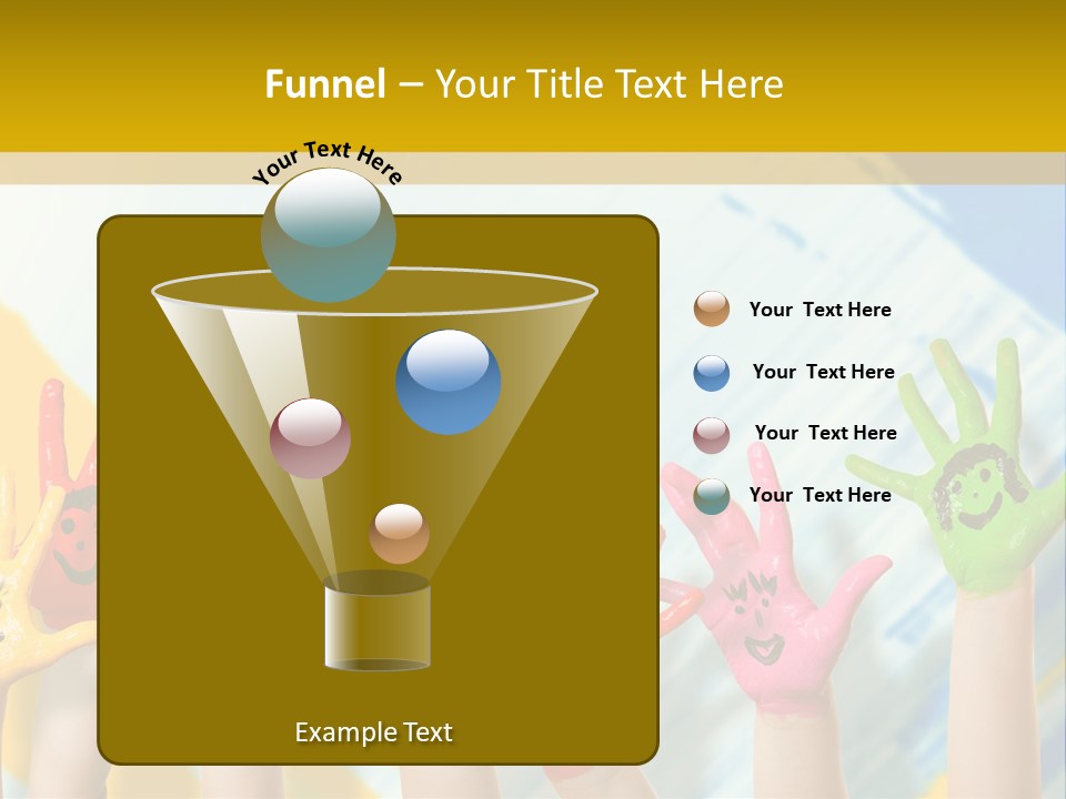 Rot Spiel Kind PowerPoint Template