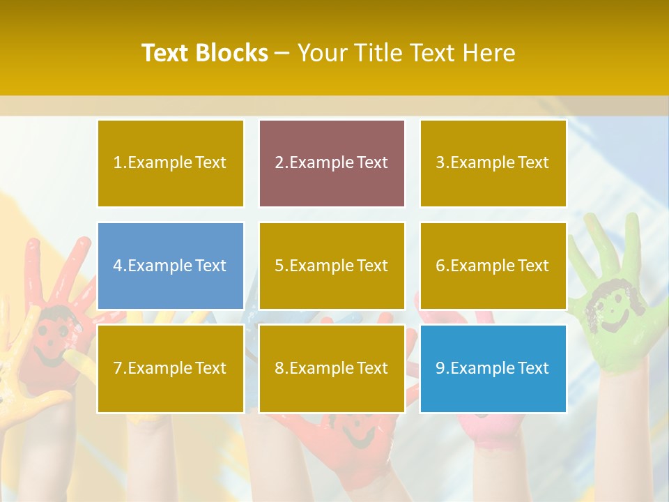 Rot Spiel Kind PowerPoint Template