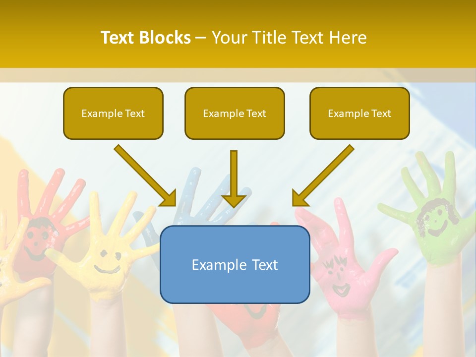 Rot Spiel Kind PowerPoint Template