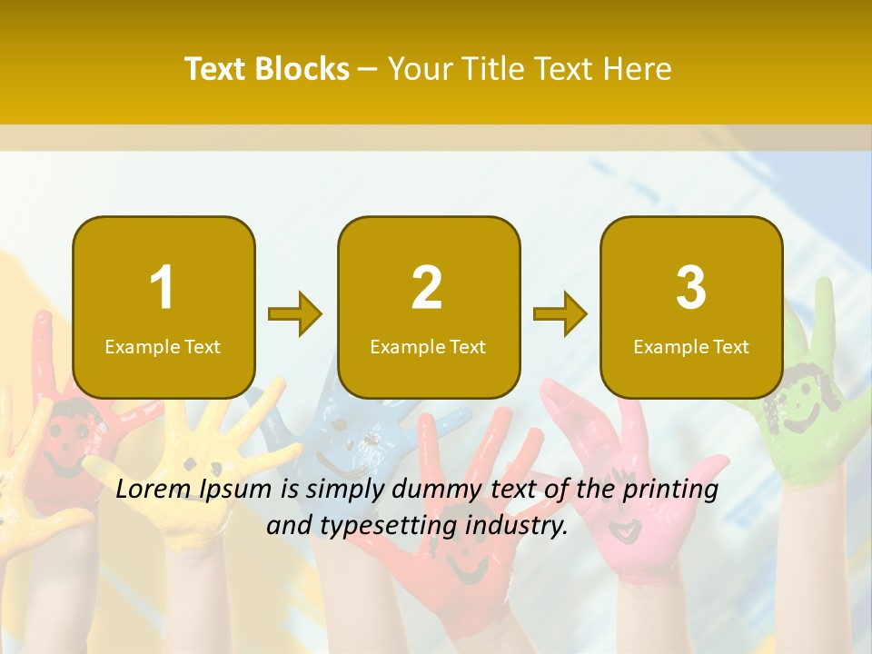 Rot Spiel Kind PowerPoint Template