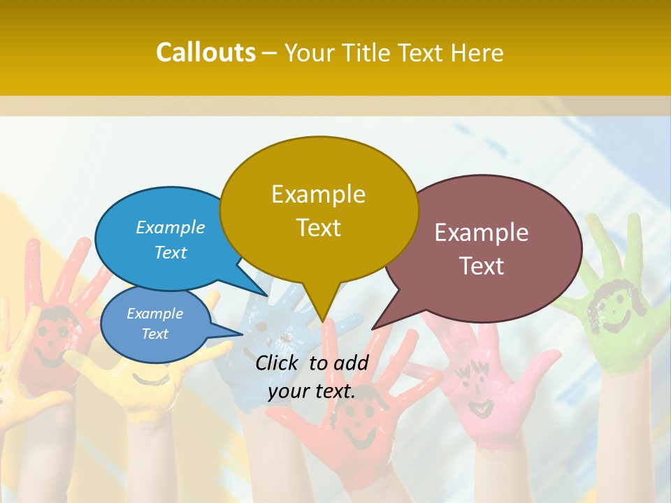 Rot Spiel Kind PowerPoint Template