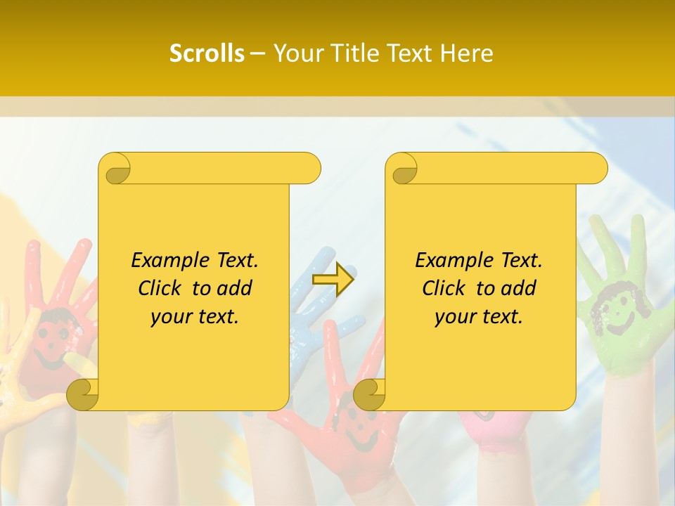 Rot Spiel Kind PowerPoint Template