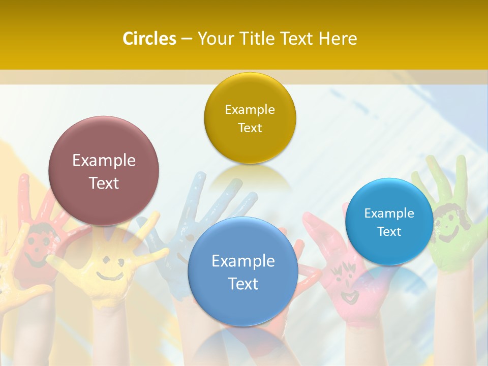 Rot Spiel Kind PowerPoint Template