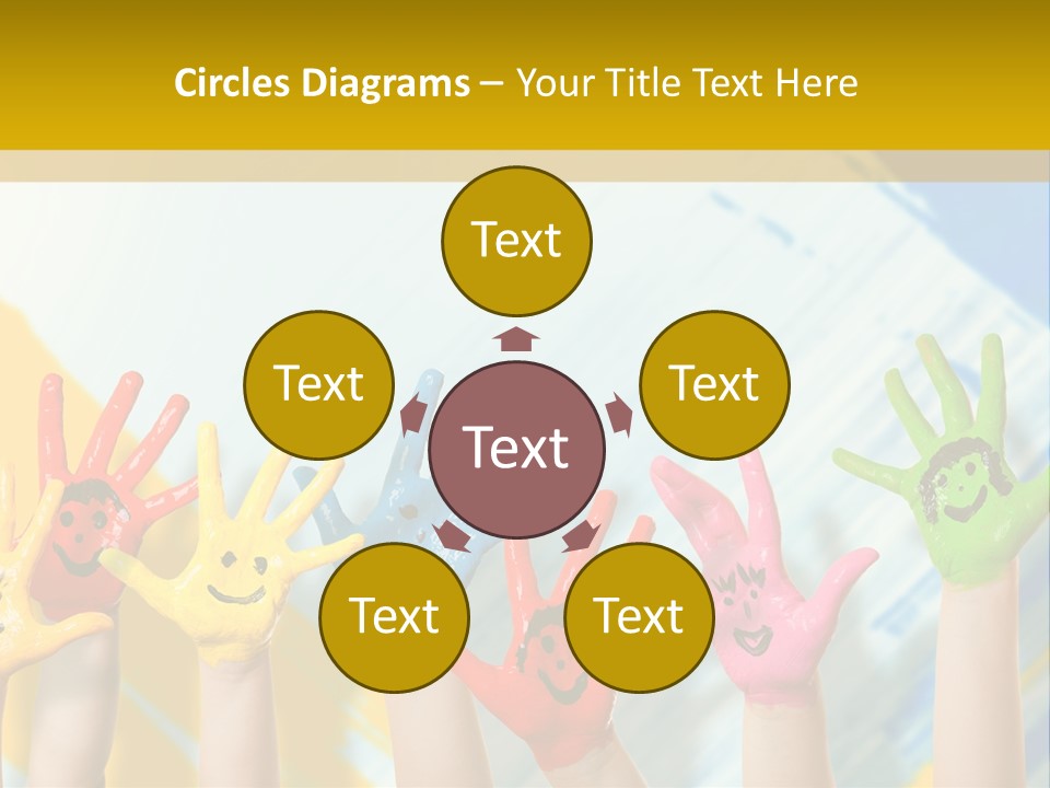 Rot Spiel Kind PowerPoint Template