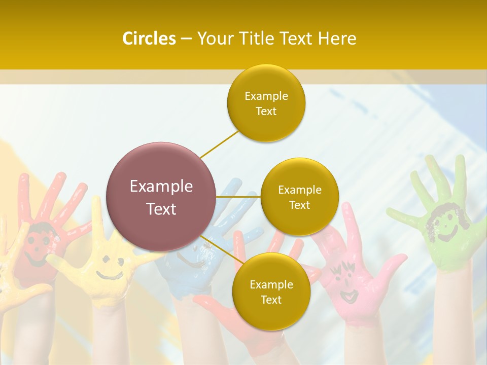 Rot Spiel Kind PowerPoint Template