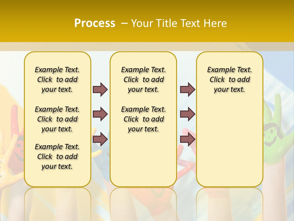 Rot Spiel Kind PowerPoint Template