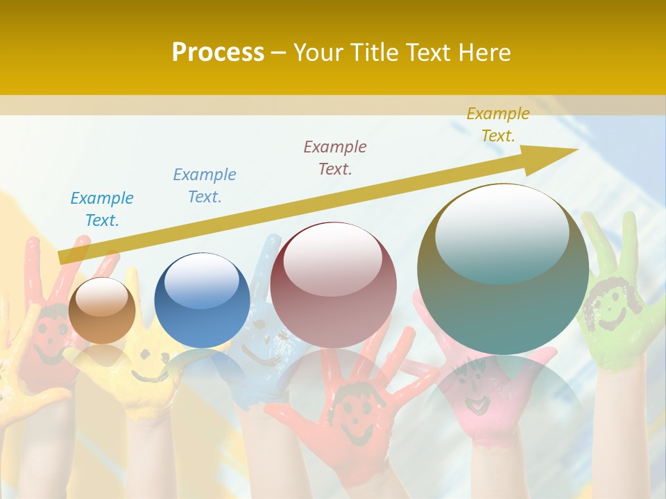 Rot Spiel Kind PowerPoint Template