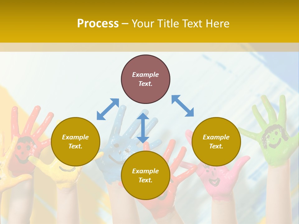 Rot Spiel Kind PowerPoint Template