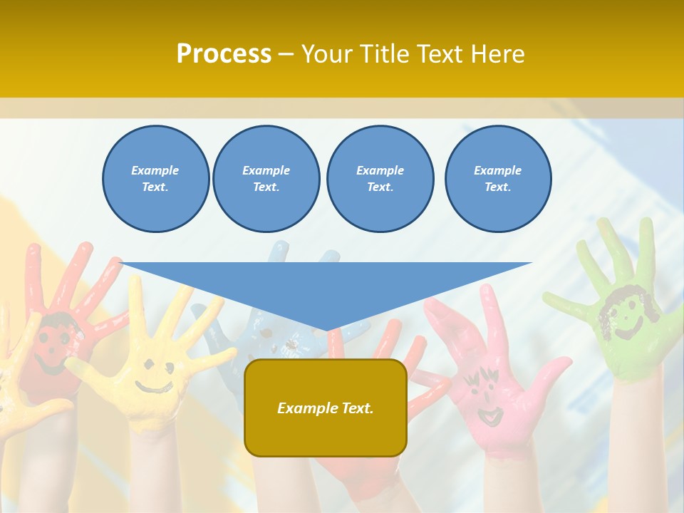 Rot Spiel Kind PowerPoint Template