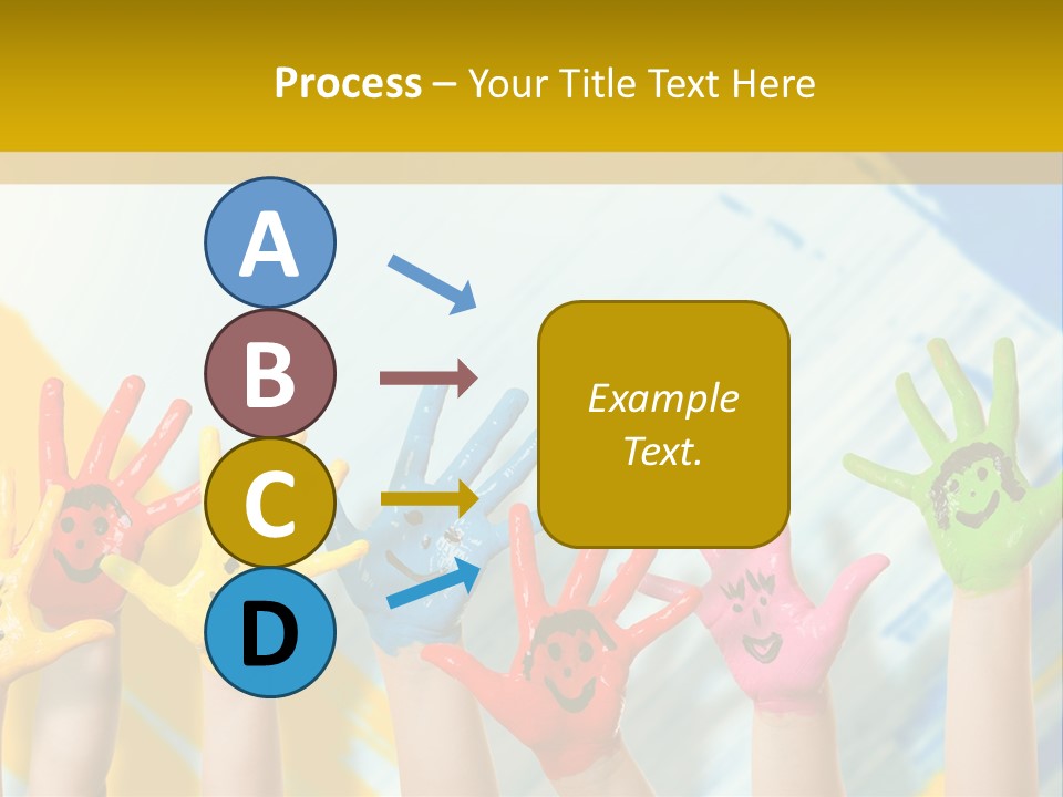 Rot Spiel Kind PowerPoint Template