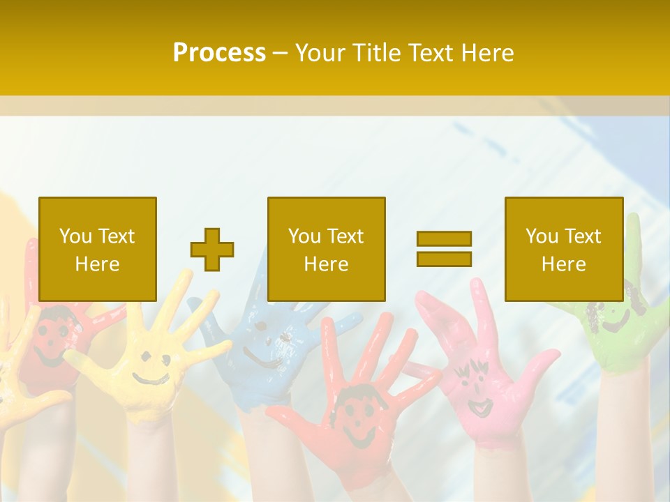 Rot Spiel Kind PowerPoint Template
