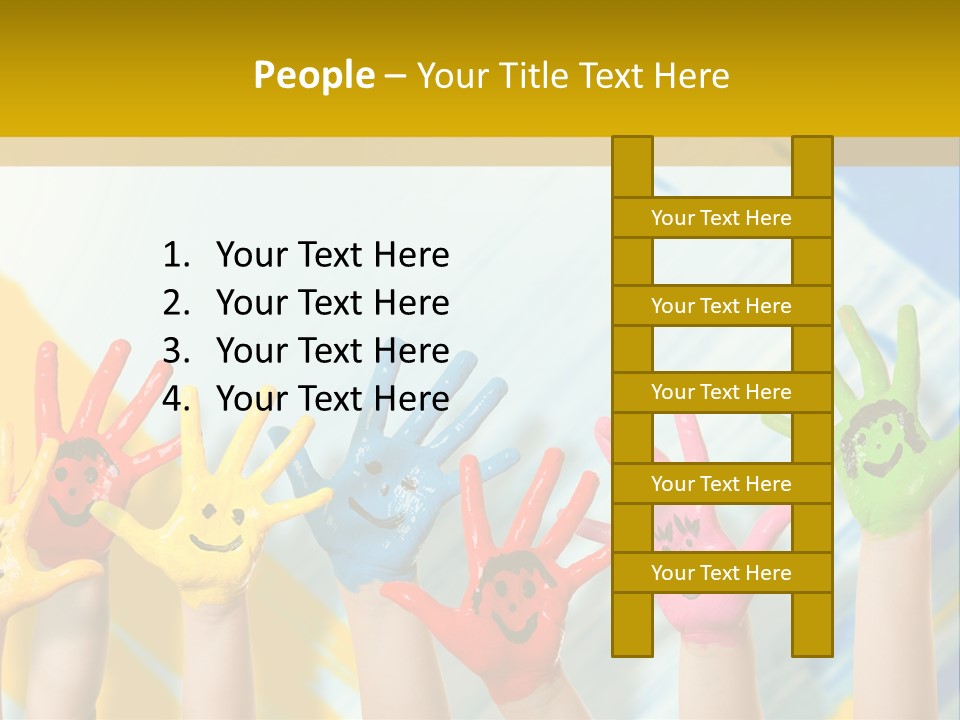 Rot Spiel Kind PowerPoint Template