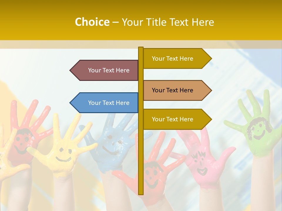 Rot Spiel Kind PowerPoint Template