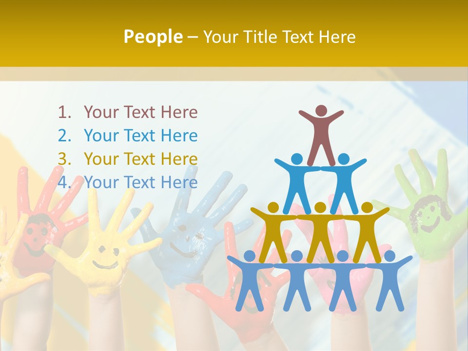 Rot Spiel Kind PowerPoint Template