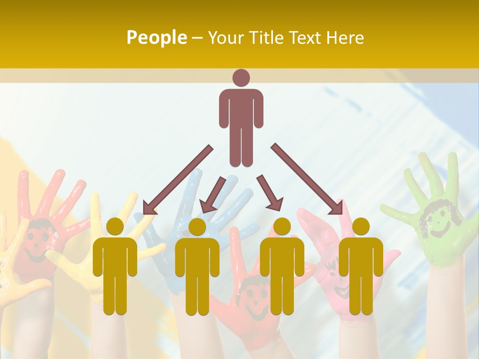 Rot Spiel Kind PowerPoint Template