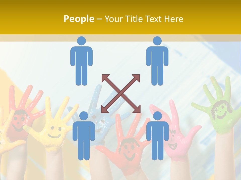 Rot Spiel Kind PowerPoint Template