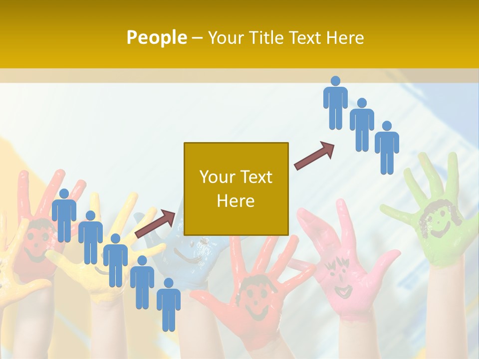 Rot Spiel Kind PowerPoint Template