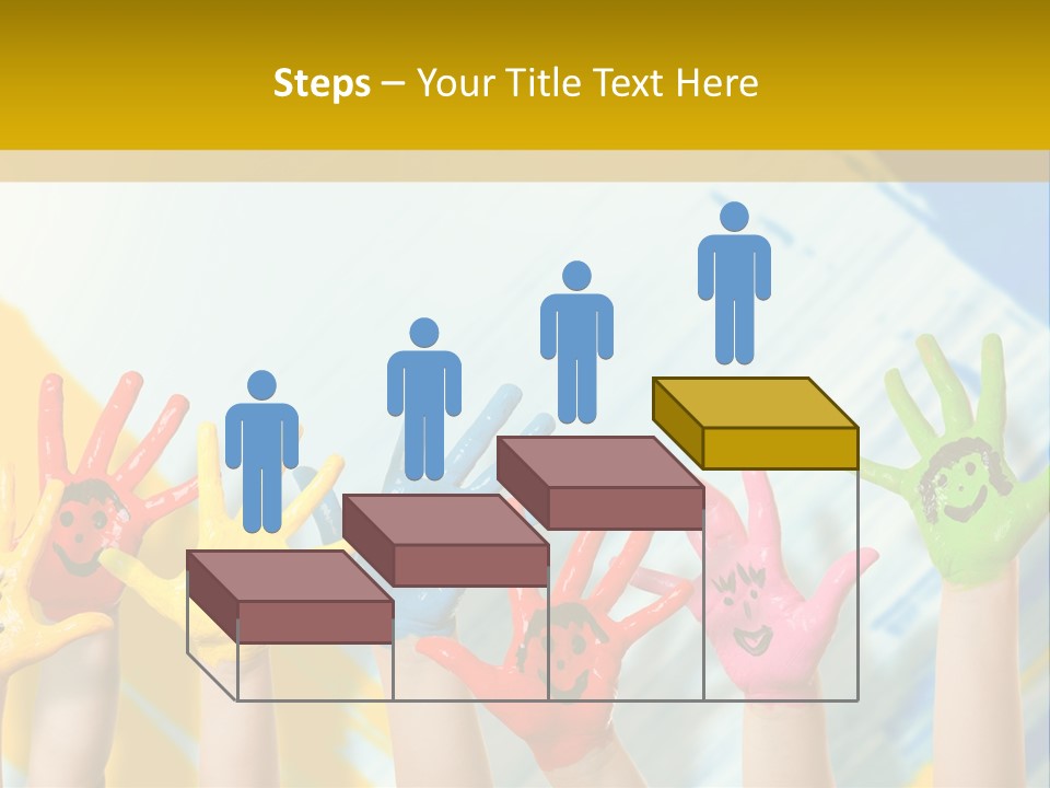 Rot Spiel Kind PowerPoint Template