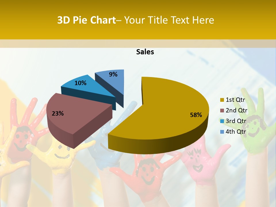 Rot Spiel Kind PowerPoint Template