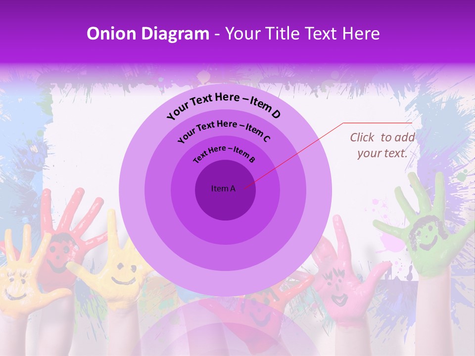 Wand Malen Pink PowerPoint Template