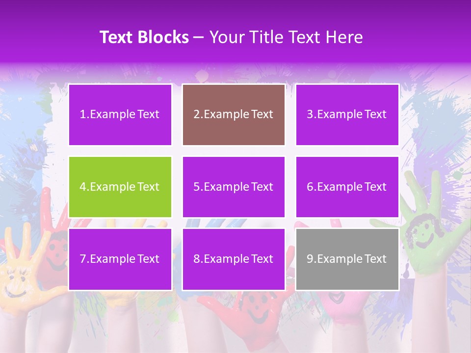 Wand Malen Pink PowerPoint Template