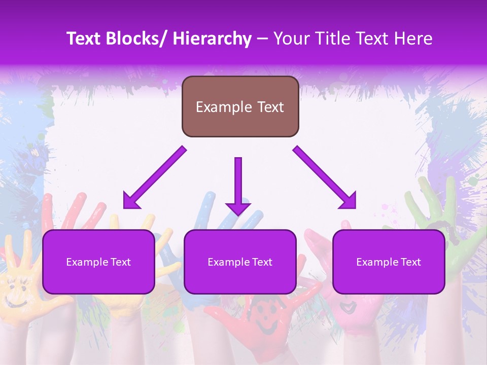 Wand Malen Pink PowerPoint Template