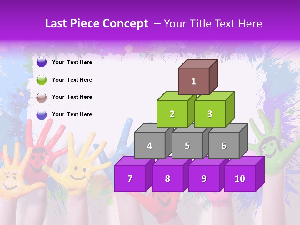 Wand Malen Pink PowerPoint Template