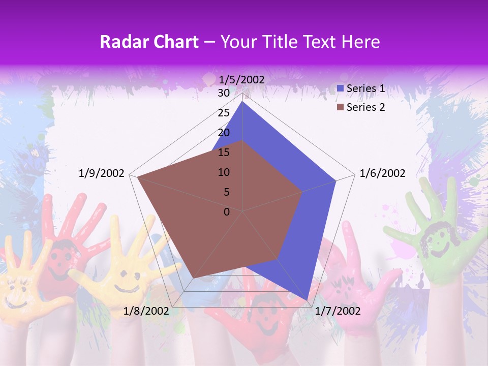 Wand Malen Pink PowerPoint Template