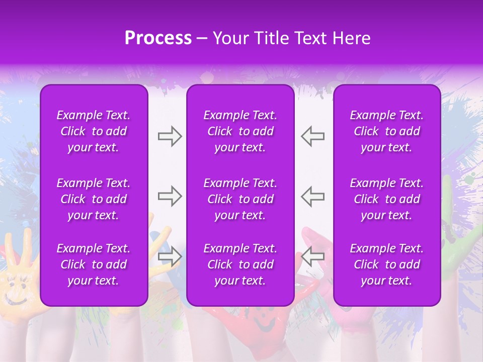 Wand Malen Pink PowerPoint Template