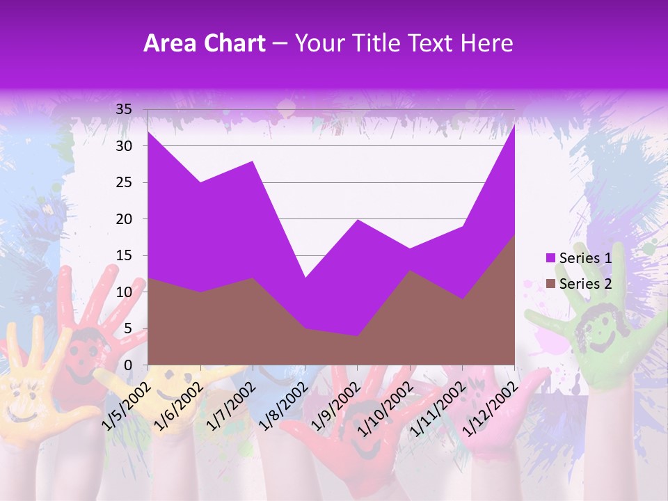 Wand Malen Pink PowerPoint Template