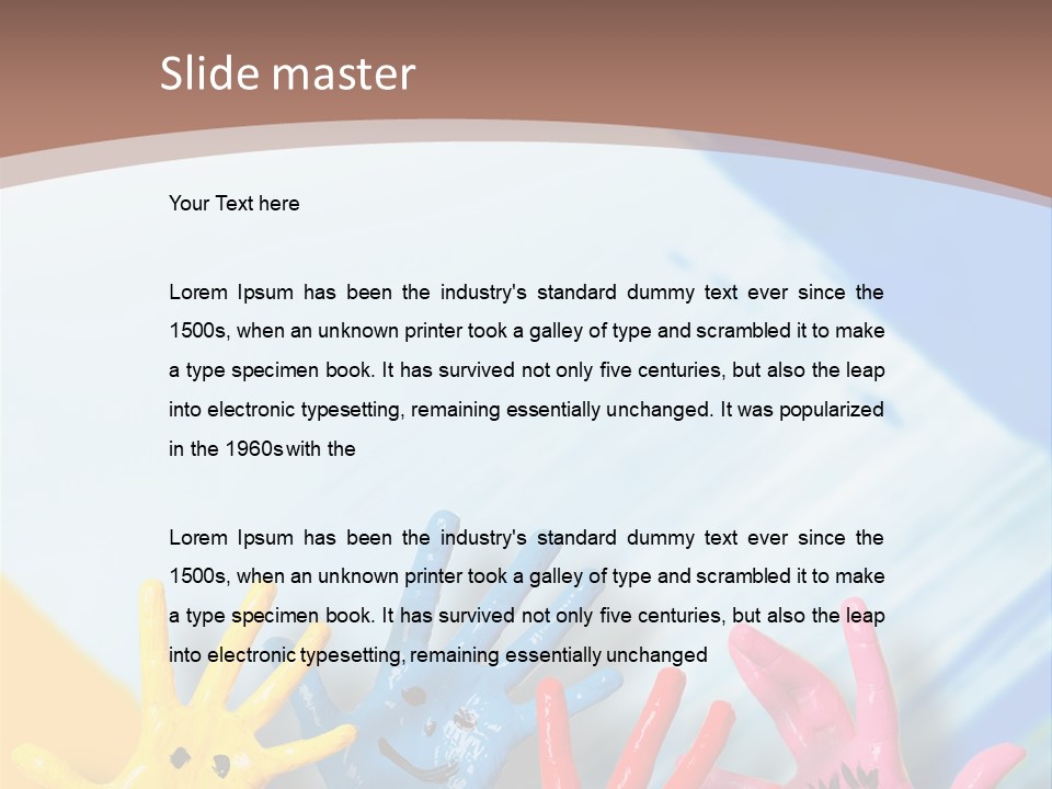 Spass Wand Baby PowerPoint Template