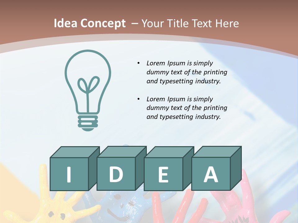 Spass Wand Baby PowerPoint Template