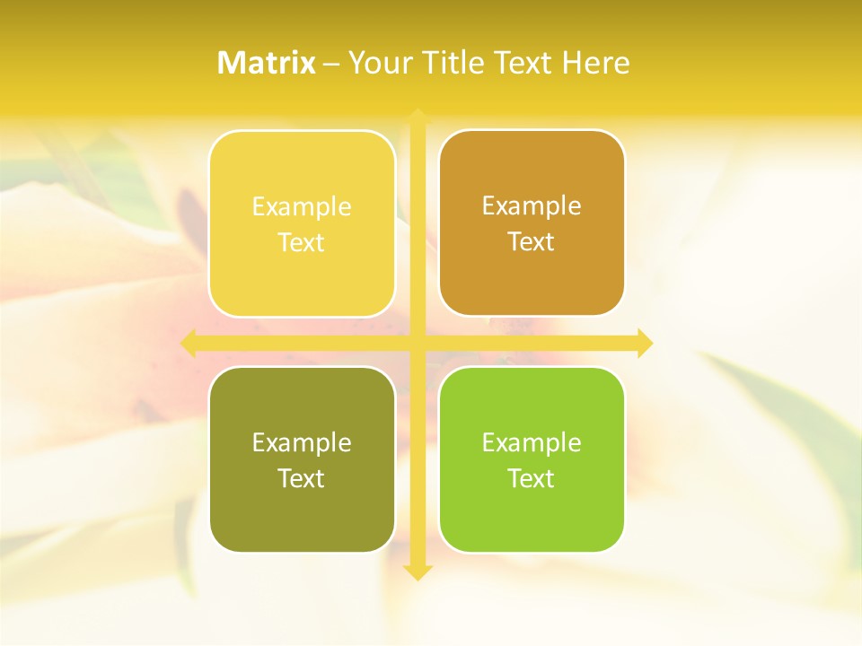 Exotic Blossom Natural PowerPoint Template