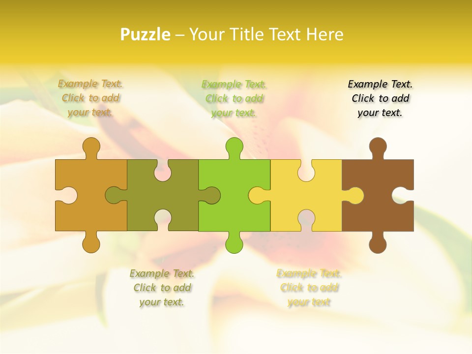 Exotic Blossom Natural PowerPoint Template