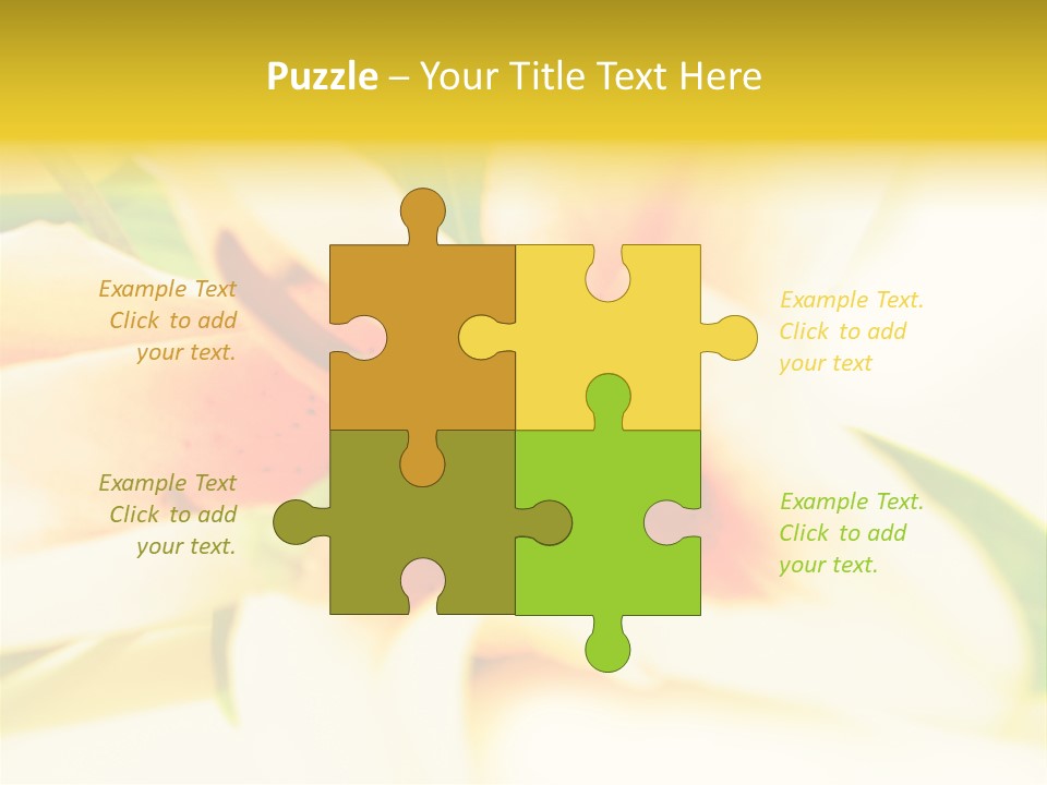 Exotic Blossom Natural PowerPoint Template