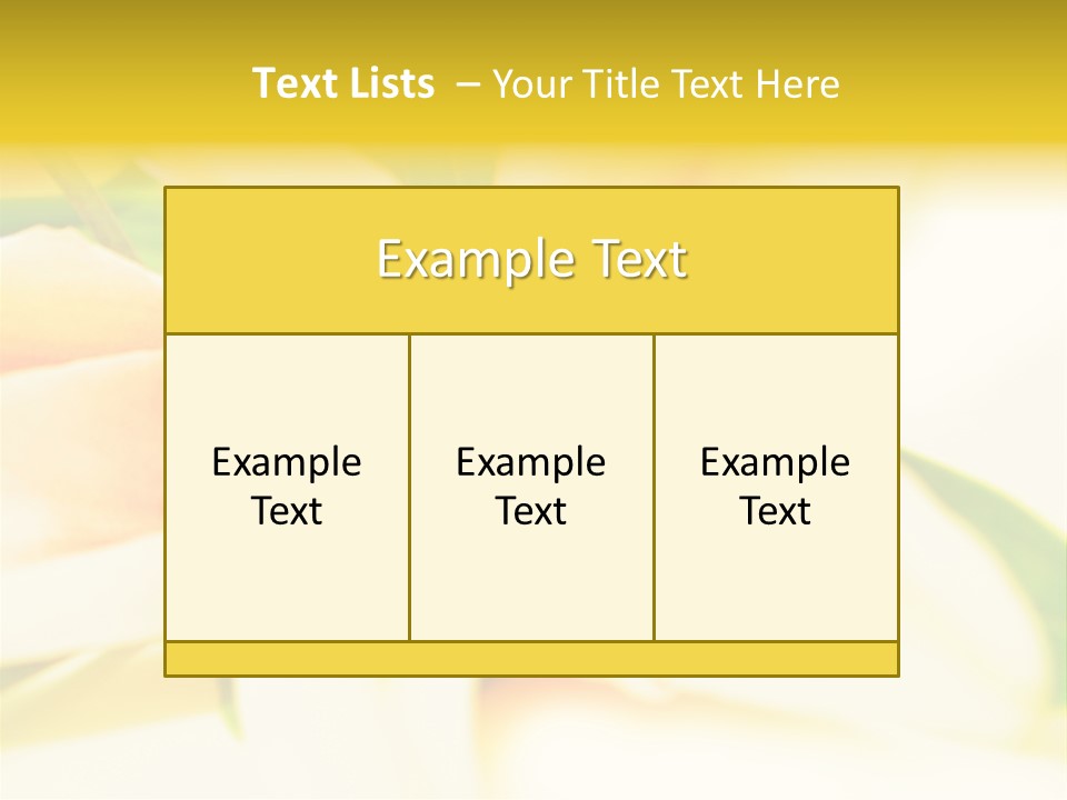 Exotic Blossom Natural PowerPoint Template