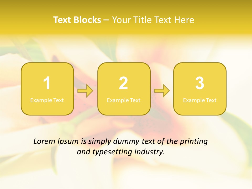 Exotic Blossom Natural PowerPoint Template