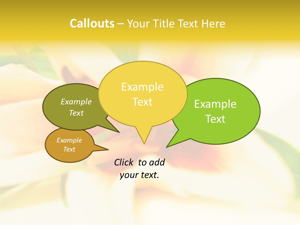 Exotic Blossom Natural PowerPoint Template