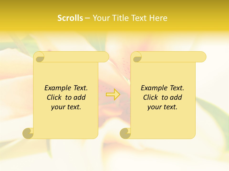 Exotic Blossom Natural PowerPoint Template